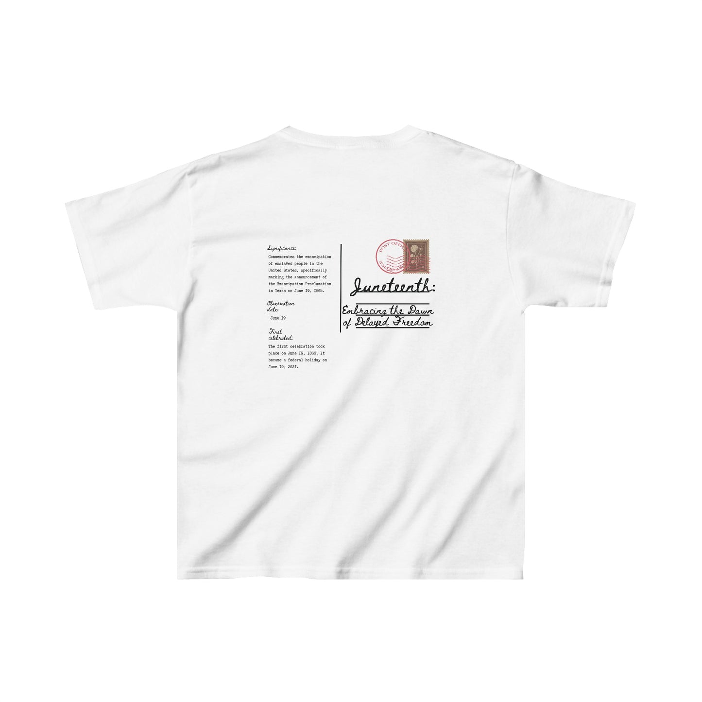 "Juneteenth: With Love, From Galveston, TX" Youth Tee - 2024 Celebration