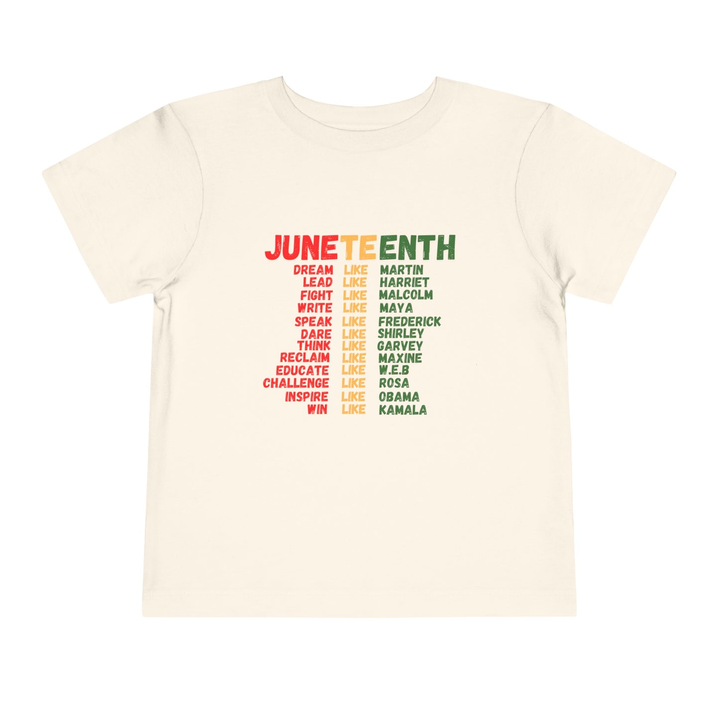 "Juneteenth: Honoring Black Excellence" Toddler Commemorative Tee - Celebrate the Legacy