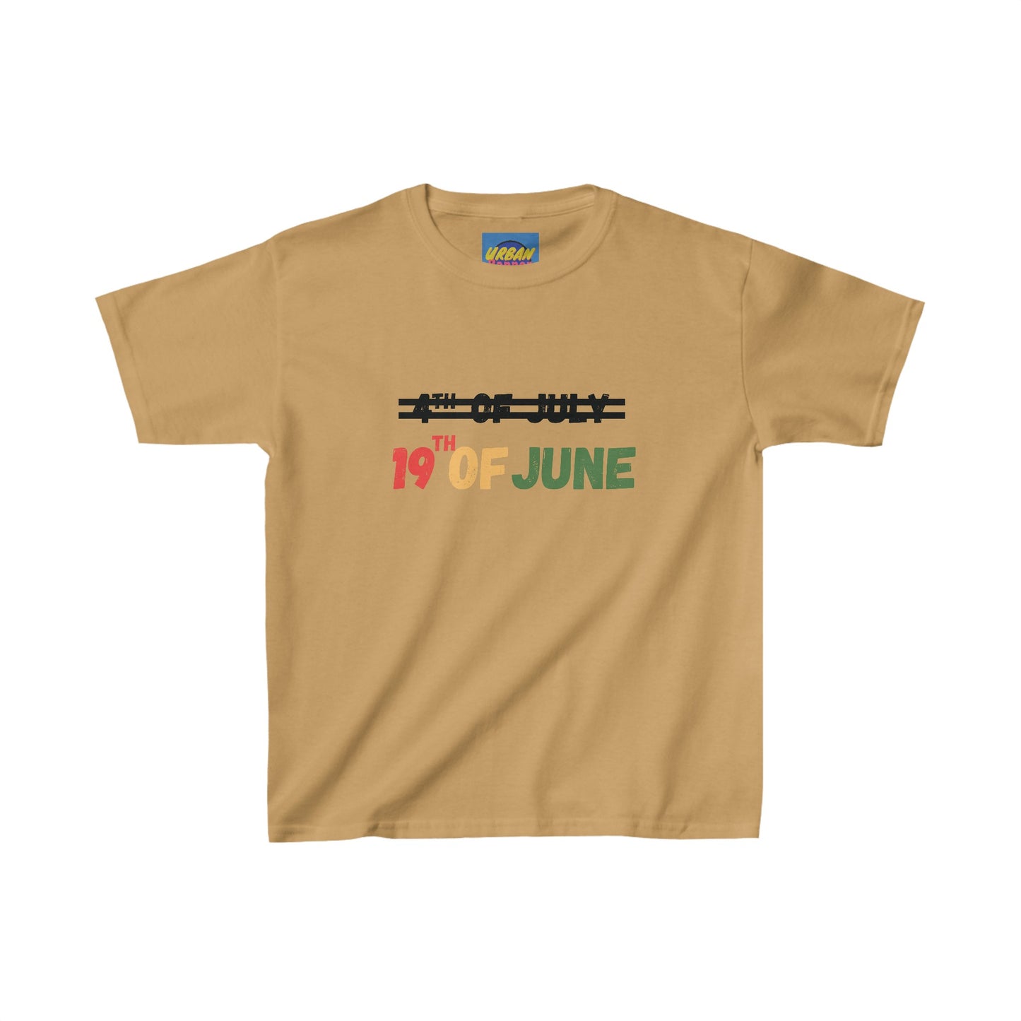 "Juneteenth: The Real Independence Day" Youth Statement Tee - Celebrate Freedom, Educate, and Empower