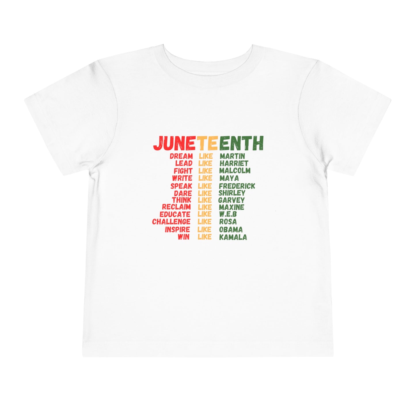 "Juneteenth: Honoring Black Excellence" Toddler Commemorative Tee - Celebrate the Legacy